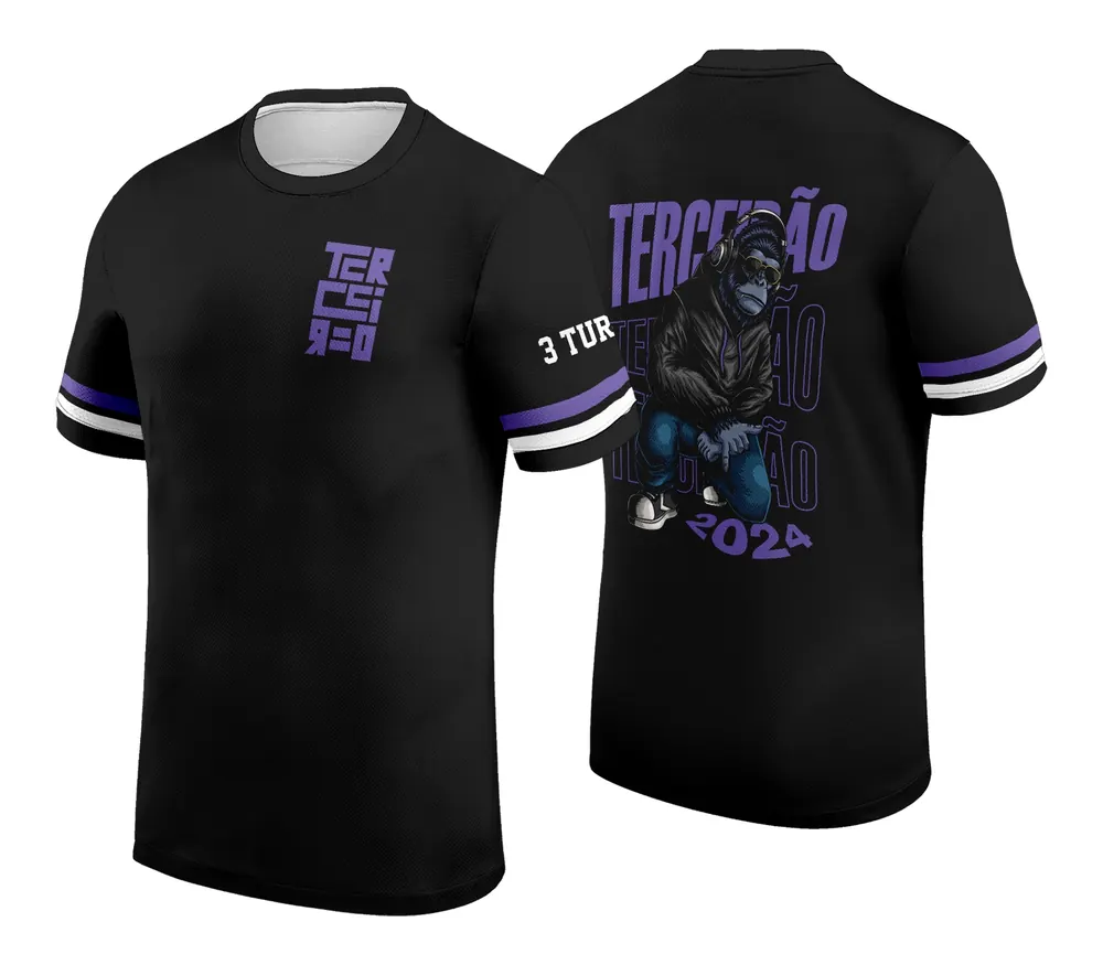 Arte Camisa Terceirão Estilo Gorila