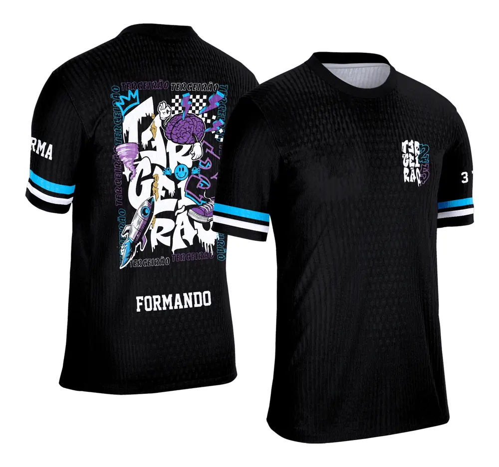 Arte Camisa Terceirão Estilo Grafitte Foguete