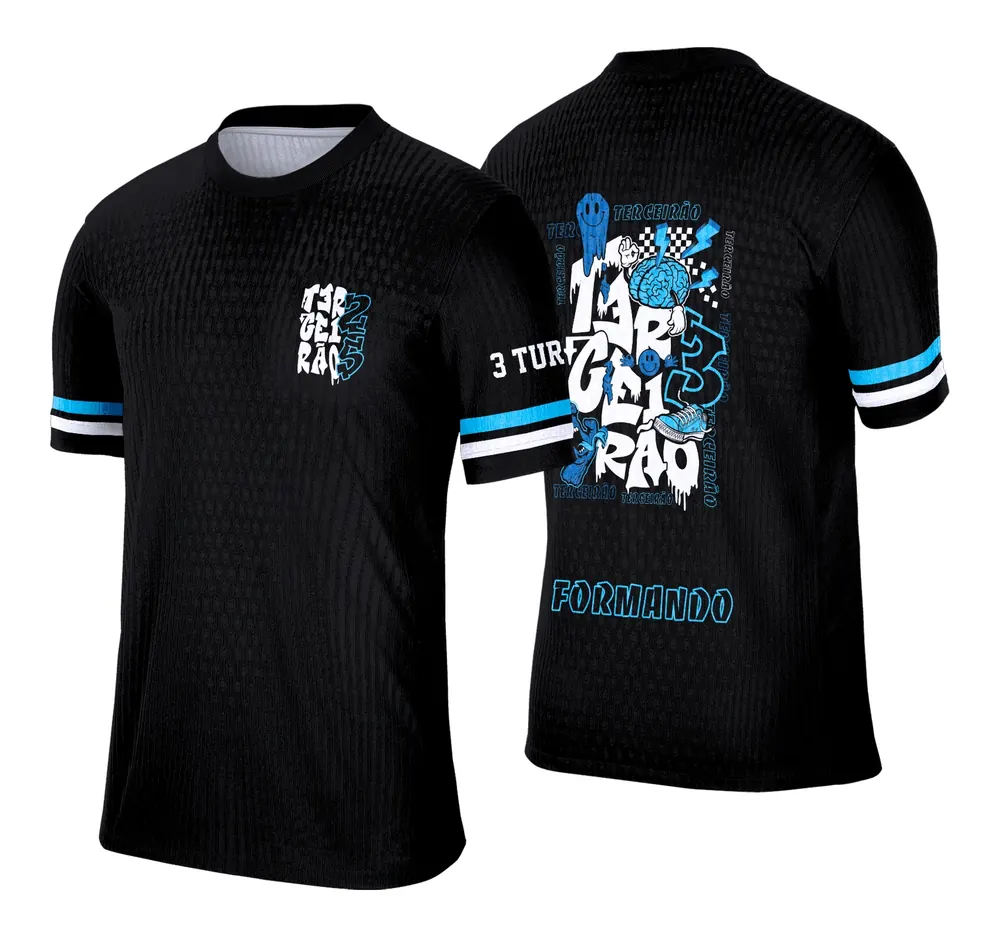 Arte para Camisa Terceirão Grafitte Tenis Azul exclusiva