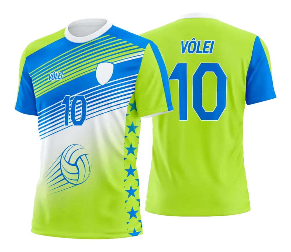 Arte Estampa Camisa de Vôlei Feminino Olímpiadas Modelo 16