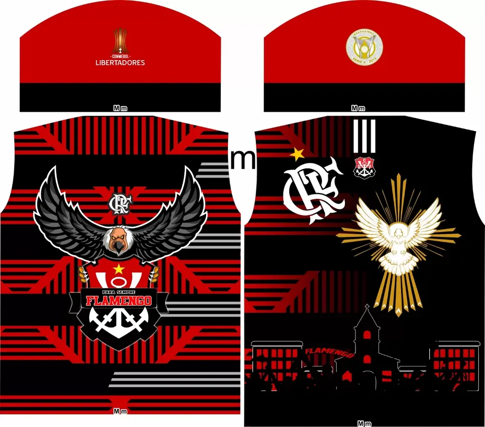 Camisa Flamengo Urubu Asas Abertas