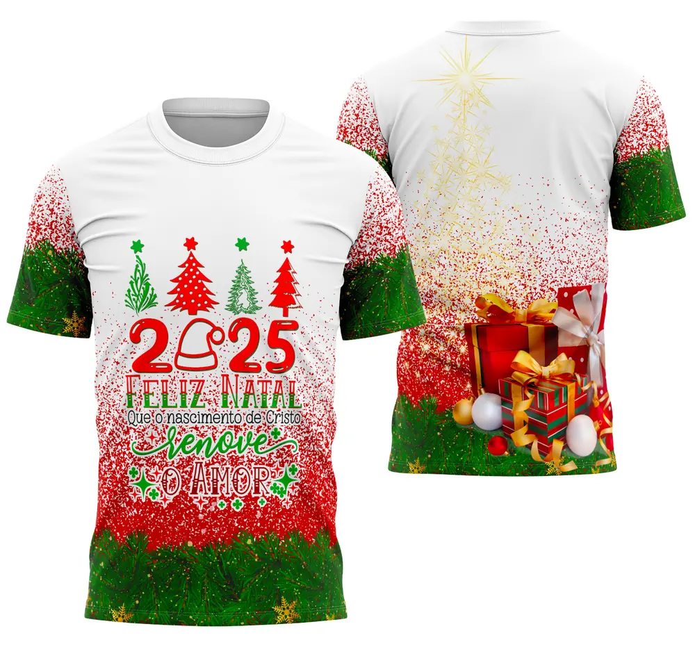 Camisa Modelo de Natal 2025 01