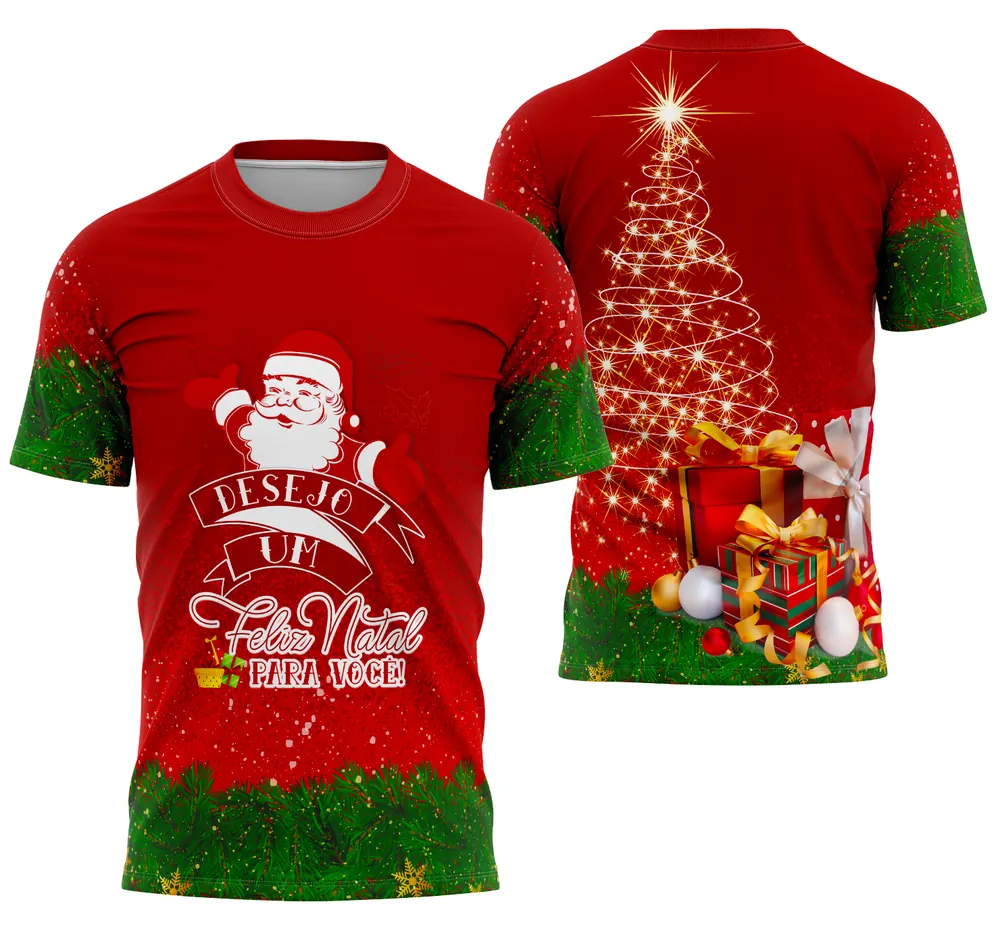 Camisa Modelo de Natal 2025 10