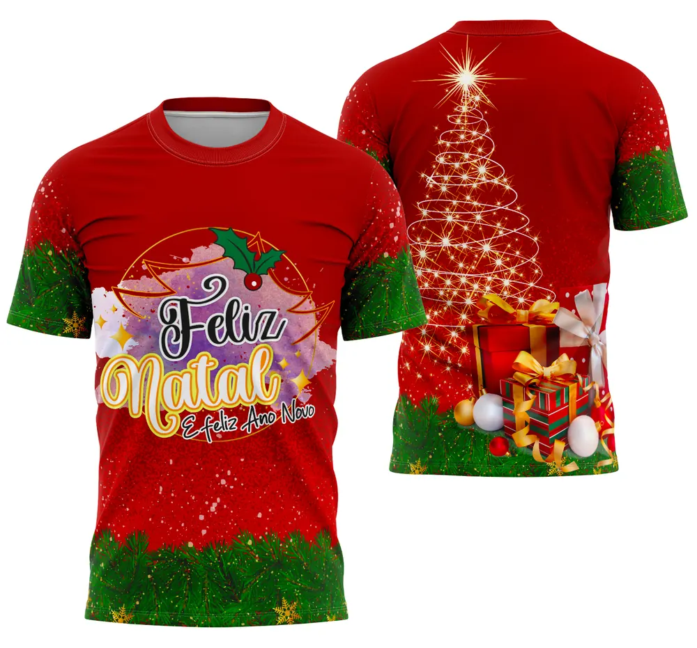 Camisa Modelo de Natal 2025 11