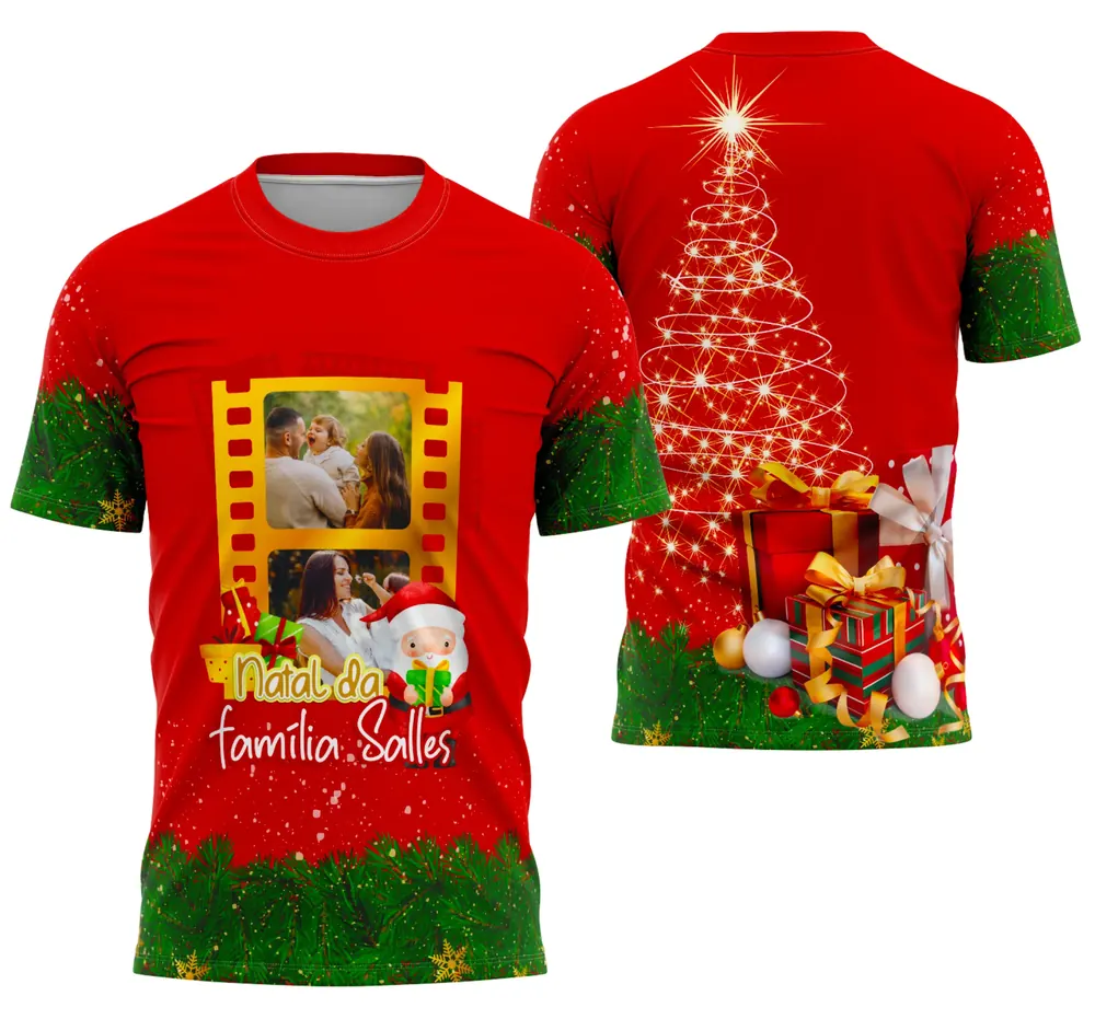 Modelo Camisa de Natal 2025 Modelo 02