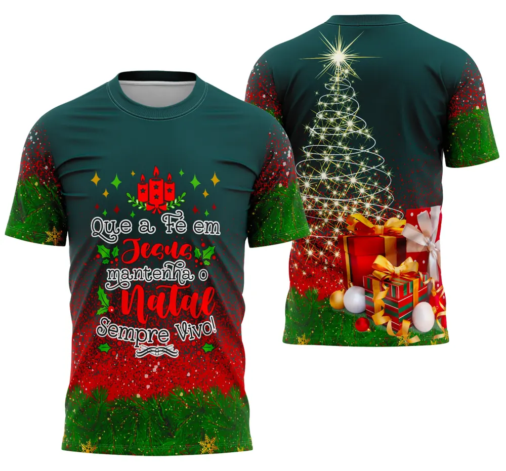Modelo de Camisa de Natal 2025 Modelo 05