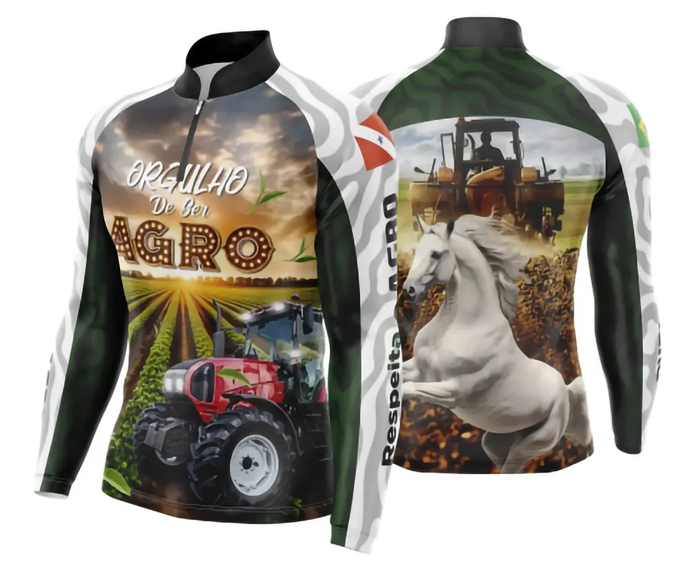 Camisa Agro Brasil e Agro Modelo 06