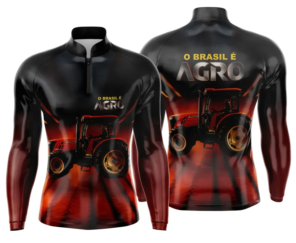 Arte Camisa Agro Mod 0001 Modelo 02