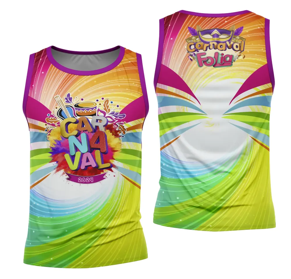 Arte Camisa Bloco Abadá Sublimação Carnaval 2026 - Modelo 04