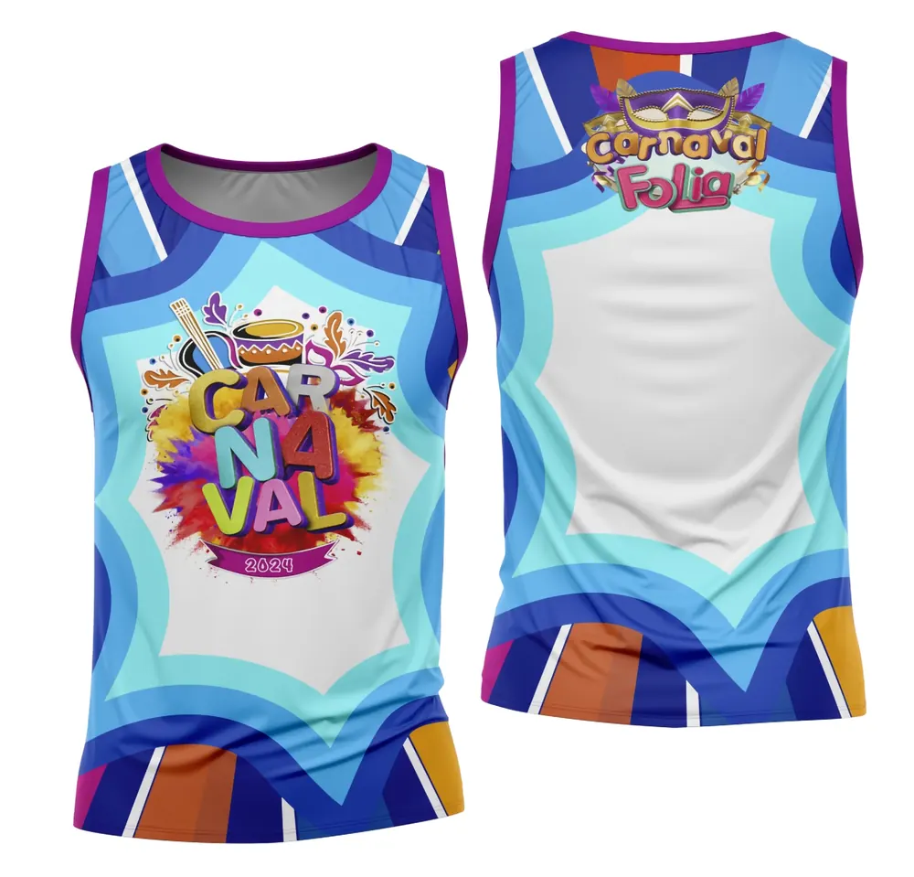 Arte Camisa Bloco Abadá Sublimação Carnaval 2026 - Modelo 05