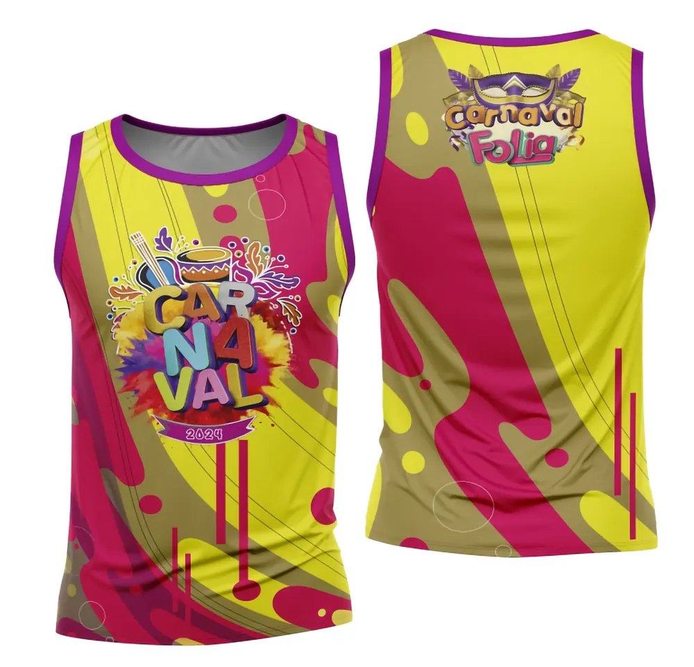 Arte Camisa Bloco Abadá Sublimação Carnaval 2026 - Modelo 103