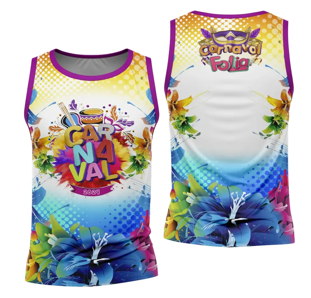 Arte Camisa Bloco Abadá Sublimação Carnaval 2026 - Modelo 11
