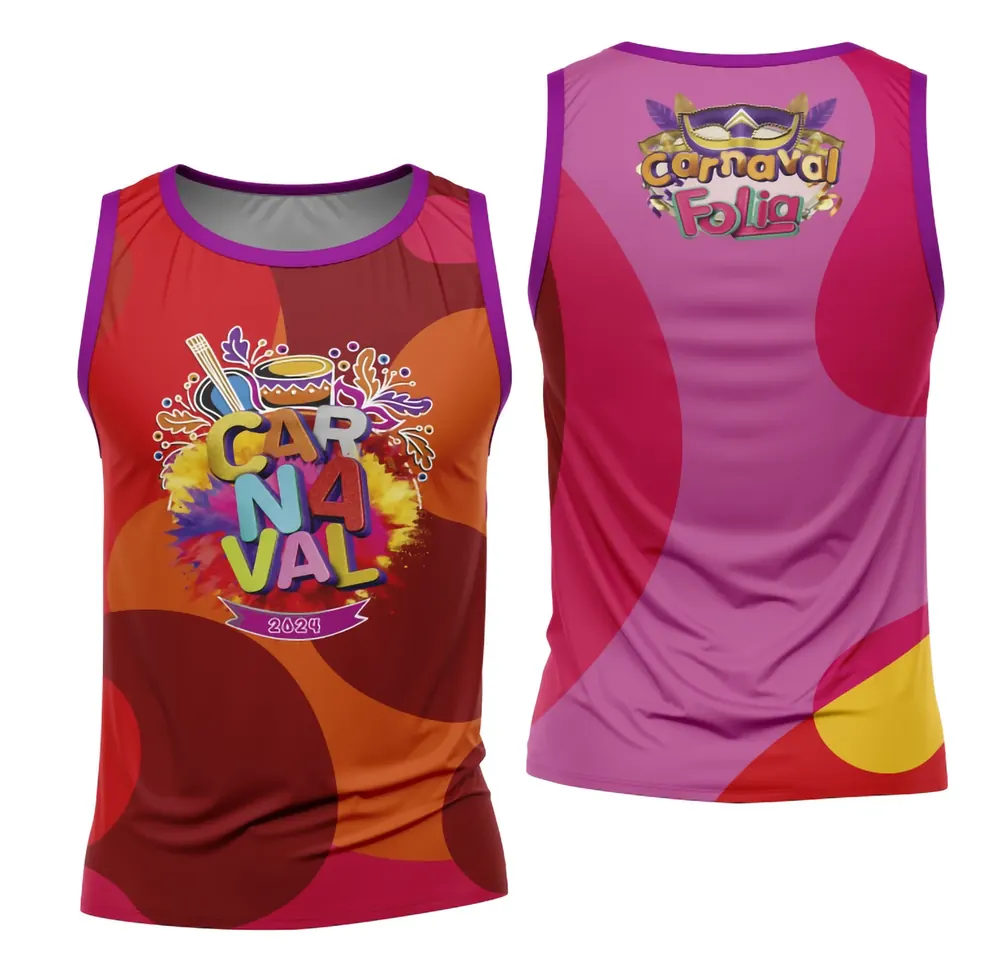 Arte Camisa Bloco Abadá Sublimação Carnaval 2026 - Modelo 110
