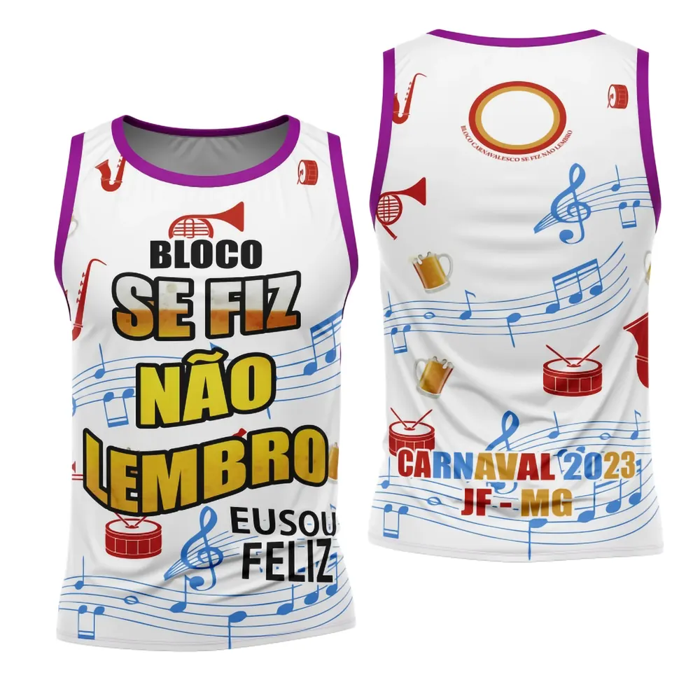 Camisa Bloco Abadá Carnaval 2026 - Modelo 114