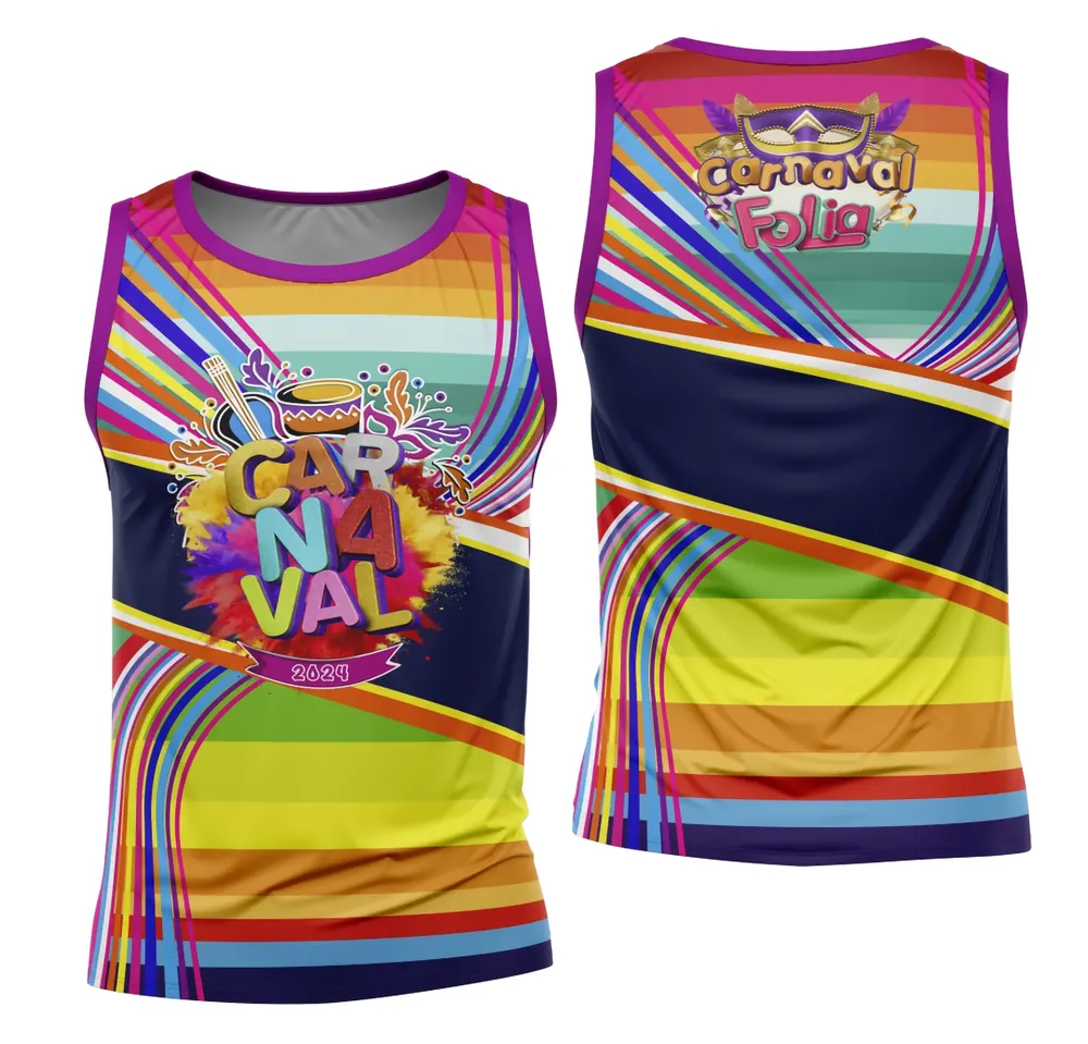 Arte Camisa Bloco Abadá Sublimação Carnaval 2026 - Modelo 13