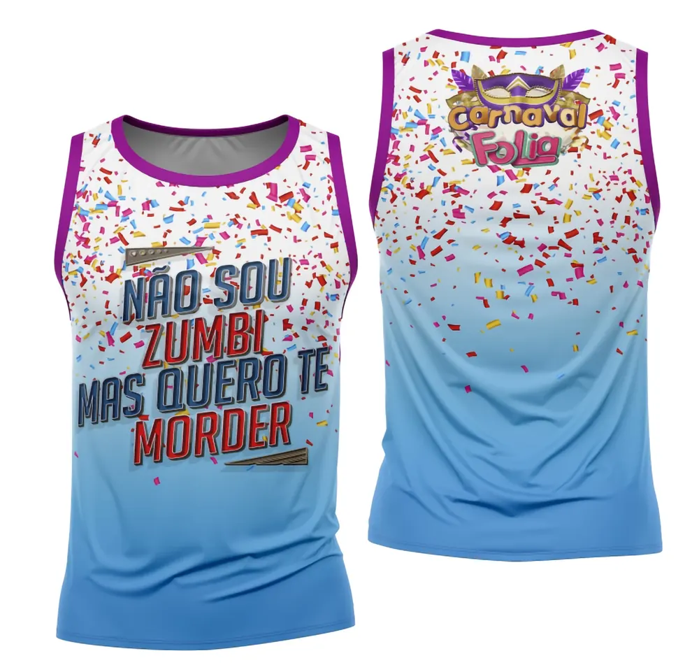 Arte Camisa Bloco Abadá Sublimação Carnaval 2026 - Modelo 133