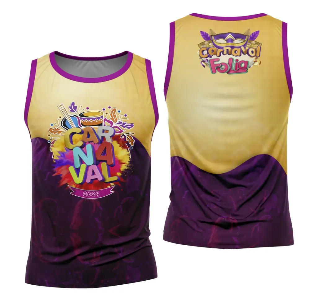 Arte Camisa Bloco Abadá Sublimação Carnaval 2026 - Modelo 37