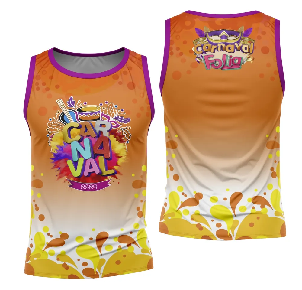 Arte Camisa Bloco Abadá Sublimação Carnaval 2026 - Modelo 17