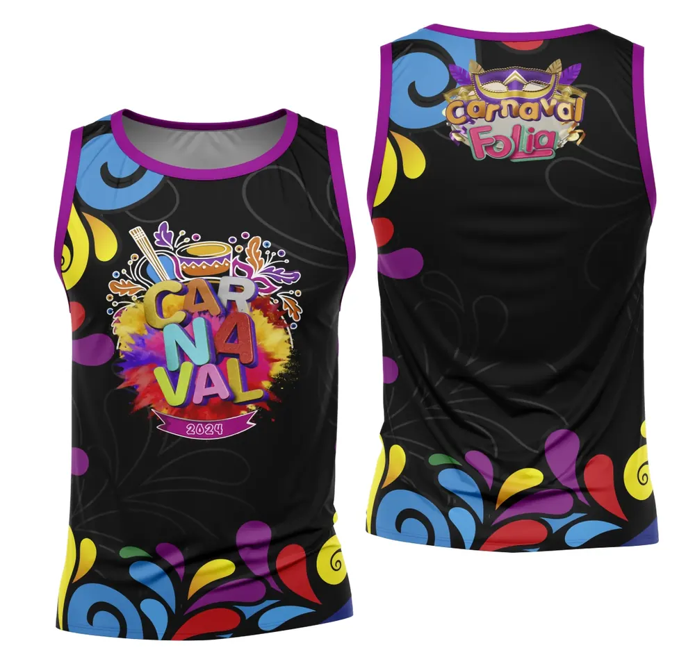 Arte Camisa Bloco Abadá Sublimação Carnaval 2026 - Modelo 21