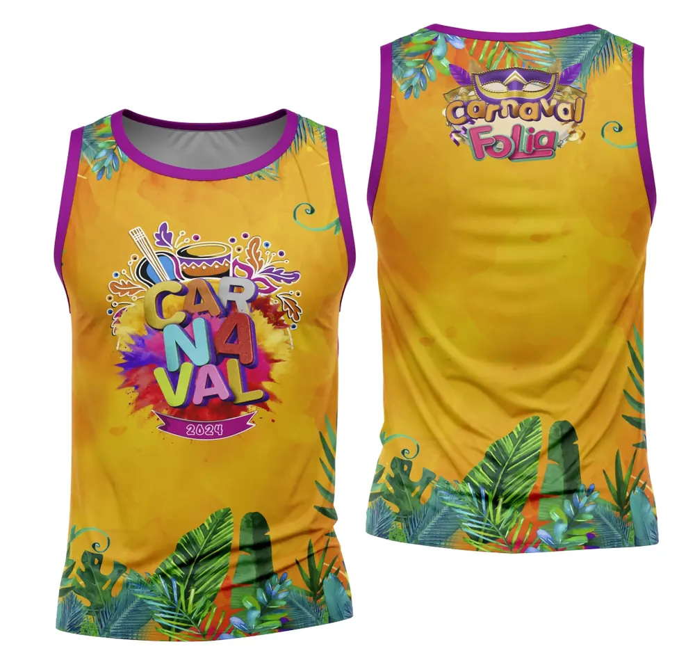 Arte Camisa Bloco Abadá Sublimação Carnaval 2026 - Modelo 25