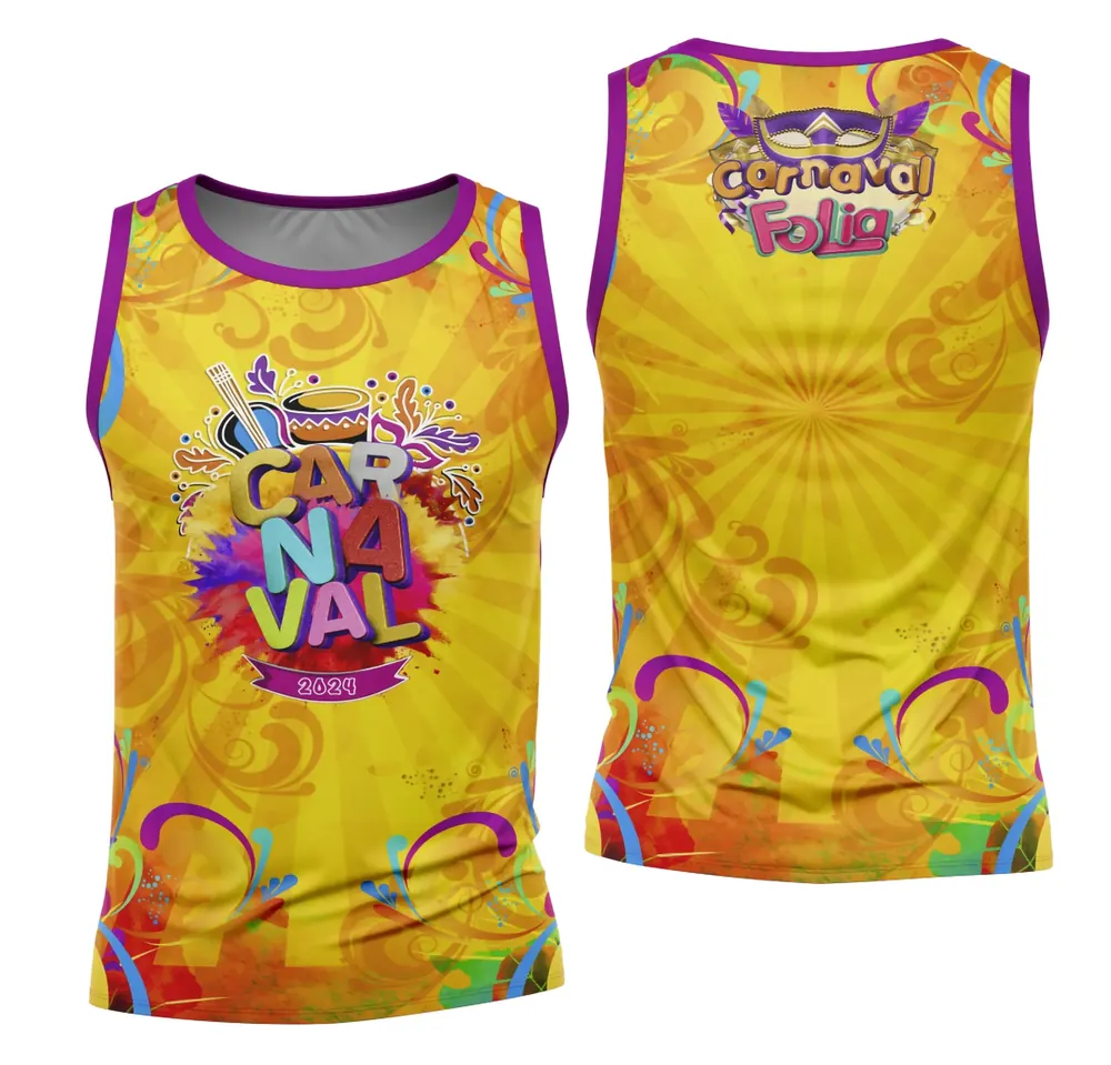 Arte Camisa Bloco Abadá Sublimação Carnaval 2026 - Modelo 31