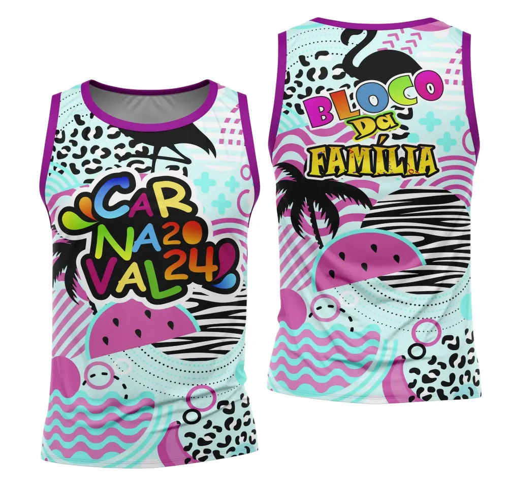 Camisa Bloco Abadá Carnaval 2026 - Modelo 52