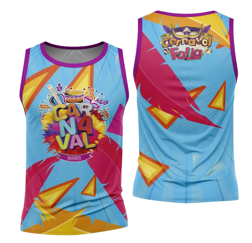 Arte Camisa Bloco Abadá Sublimação Carnaval 2026 - Modelo 81