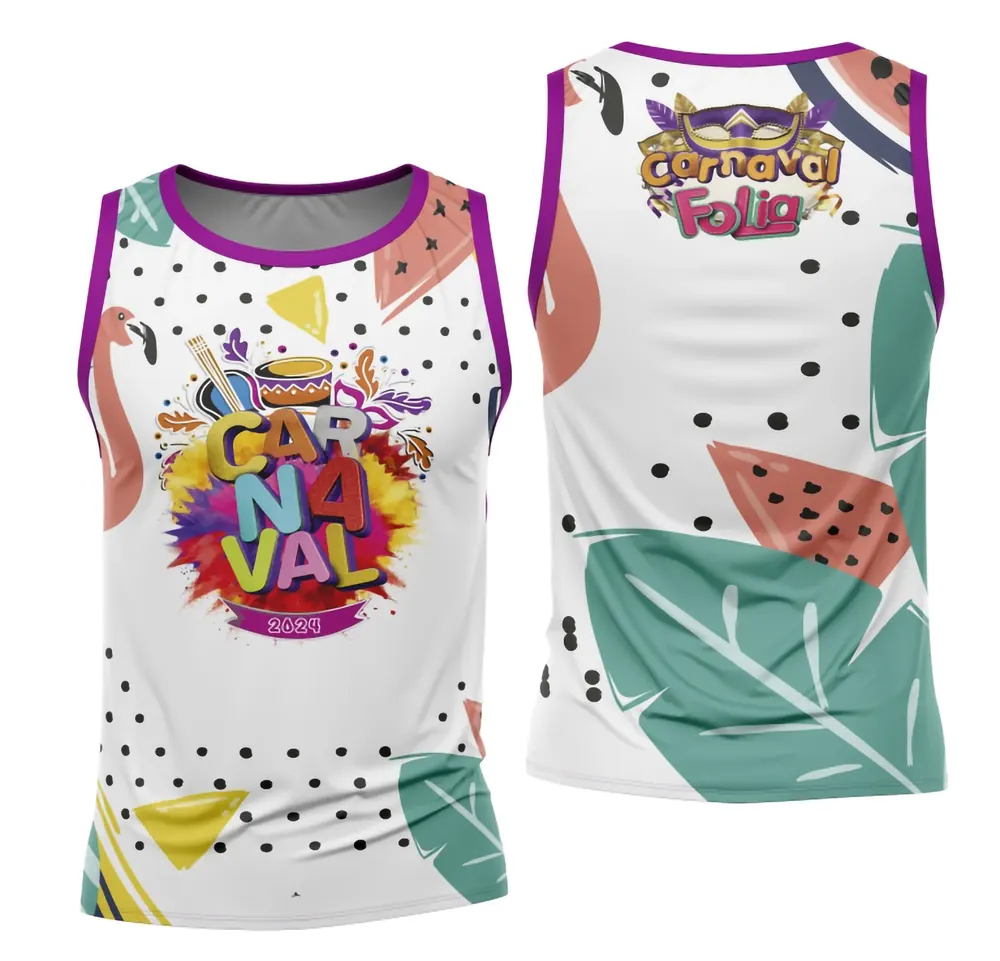 Arte Camisa Bloco Abadá Sublimação Carnaval 2026 - Modelo 85
