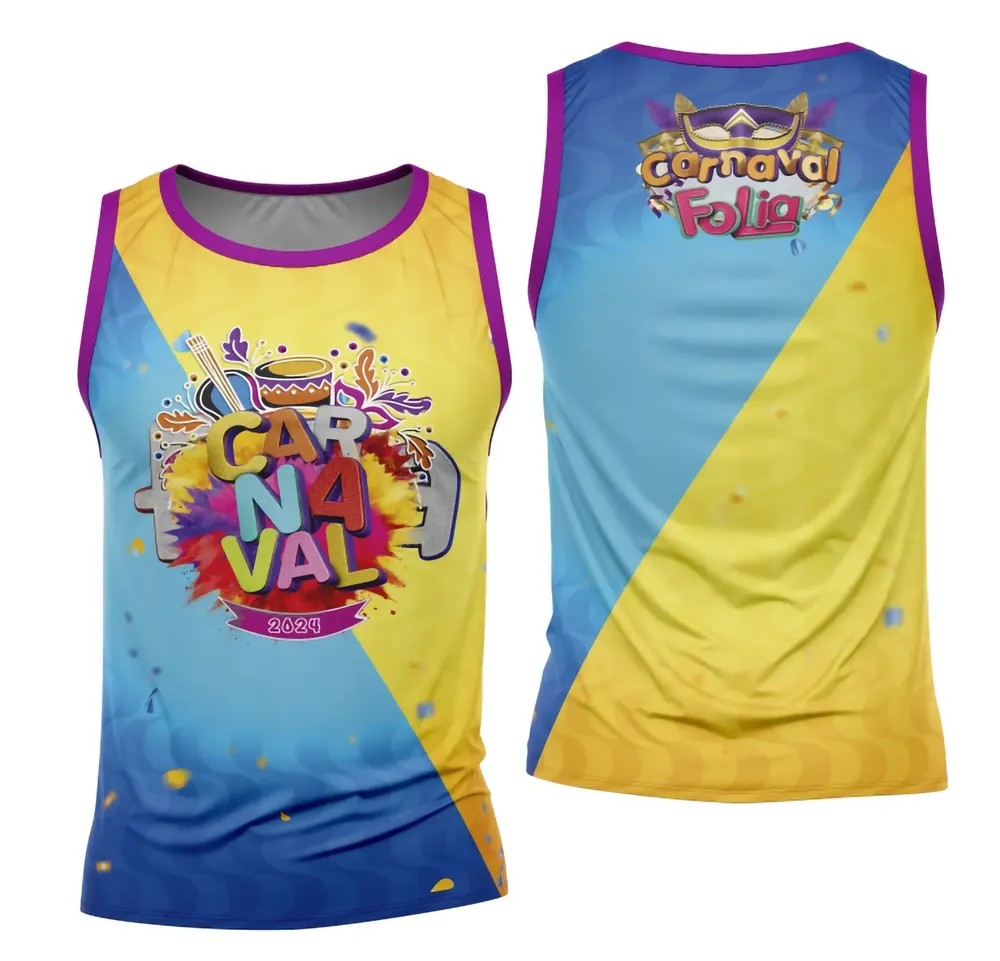 Arte Camisa Bloco Abadá Sublimação Carnaval 2026 - Modelo 89