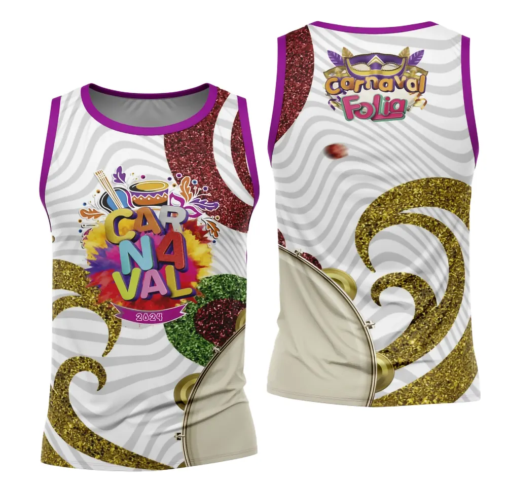 Arte Camisa Bloco Abadá Sublimação Carnaval 2026 - Modelo 92