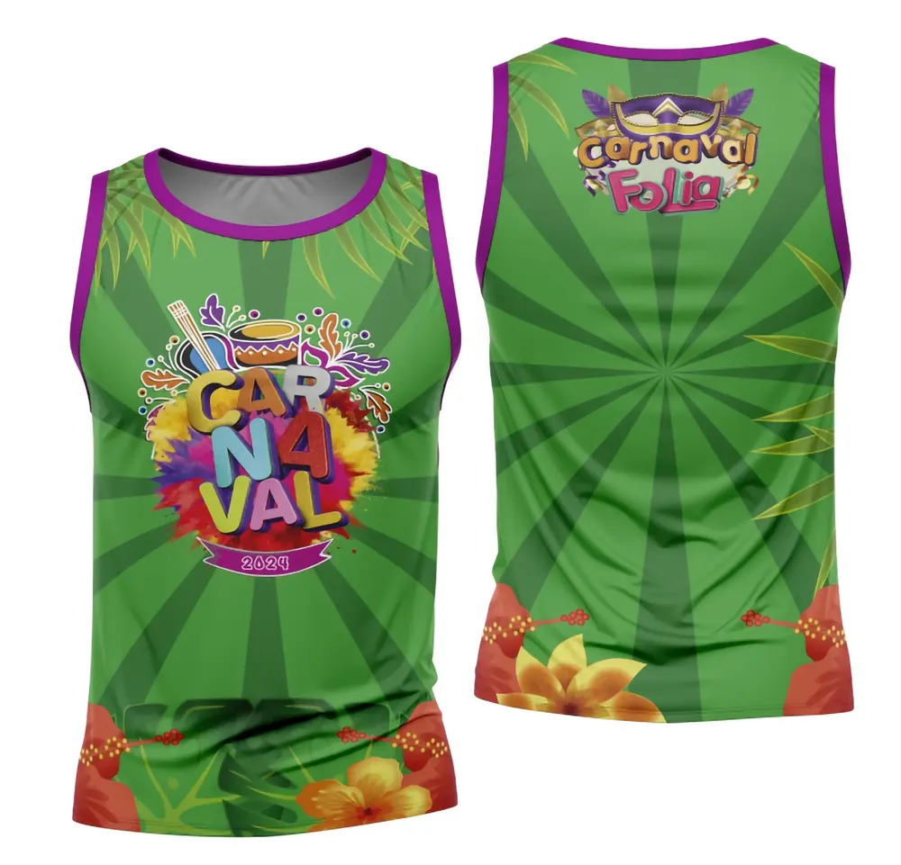 Arte Camisa Bloco Abadá Sublimação Carnaval 2026 - Modelo 94