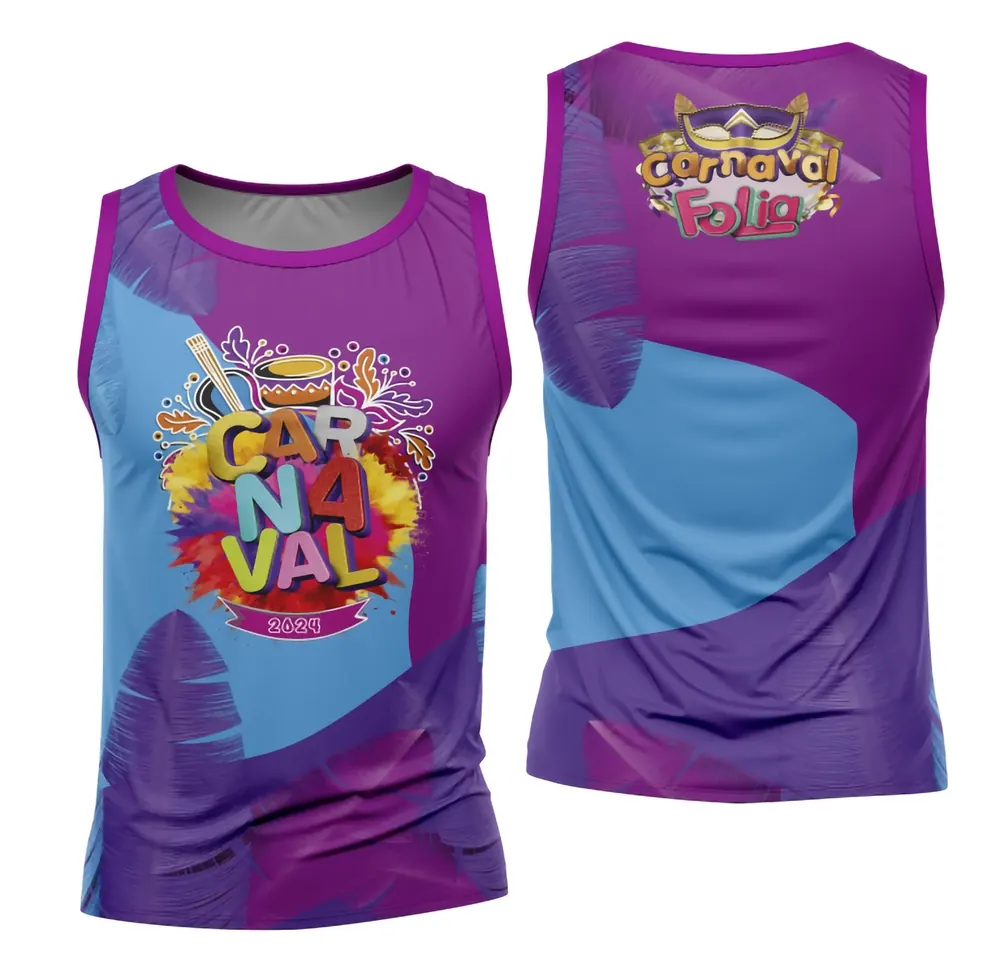 Arte Camisa Bloco Abadá Sublimação Carnaval 2026 - Modelo 96