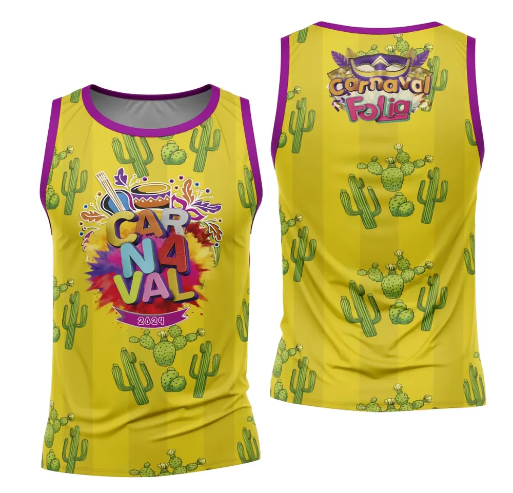 Arte Camisa Bloco Abadá Sublimação Carnaval 2026 - Modelo 97