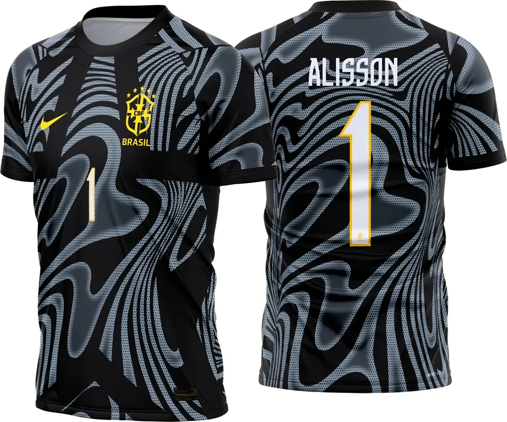 Arte Camisa Brasil Goleiro 2026-28
