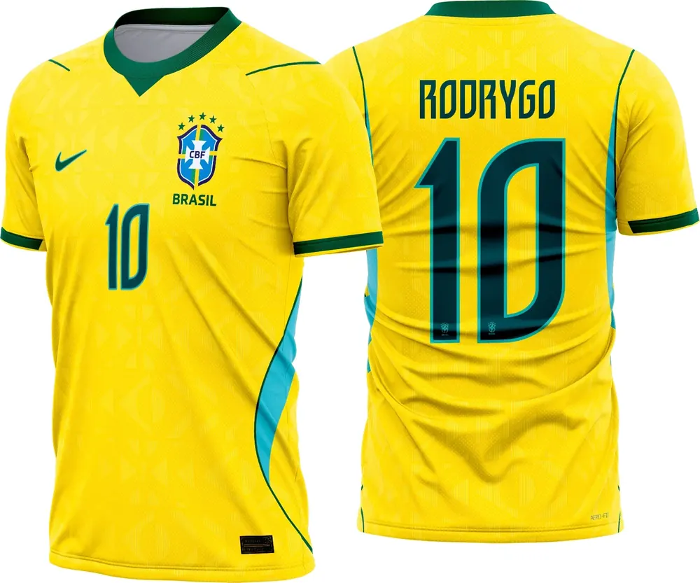 Arte Camisa Brasil Titular 2026-28
