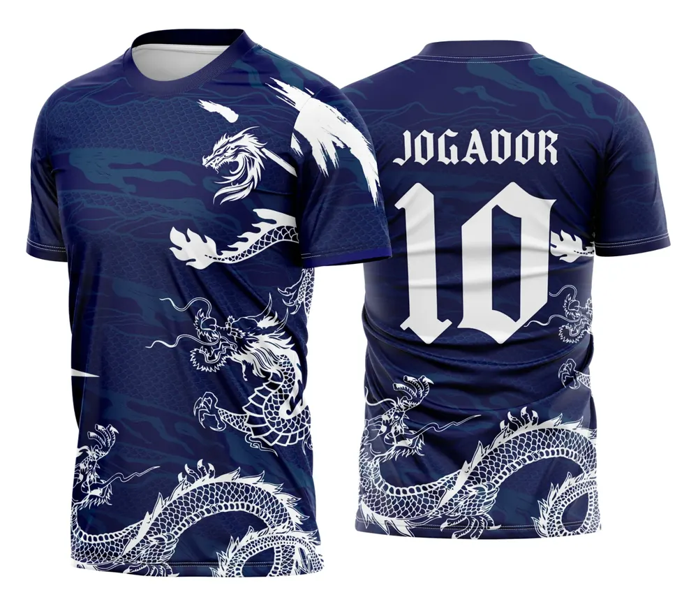 Camisa de Interclasse Dragão Branco Azul 2026