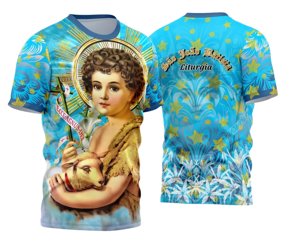 Arte Camisa Design Religioso 2025 - São João Batista