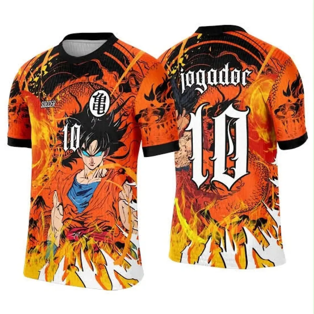 Camisa Interclasse Dragon Ball Z Goku Laranja