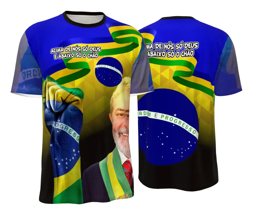 Camisa Lula Azul com Punho