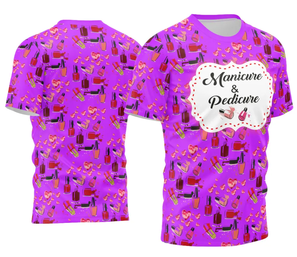 Arte Camisa Manicure - Profissão Modelo 17