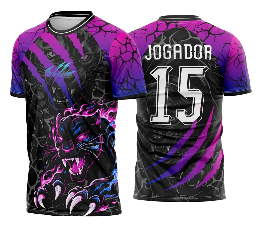 Camisa de Interclasse Pantera Negra em Chamas 2026