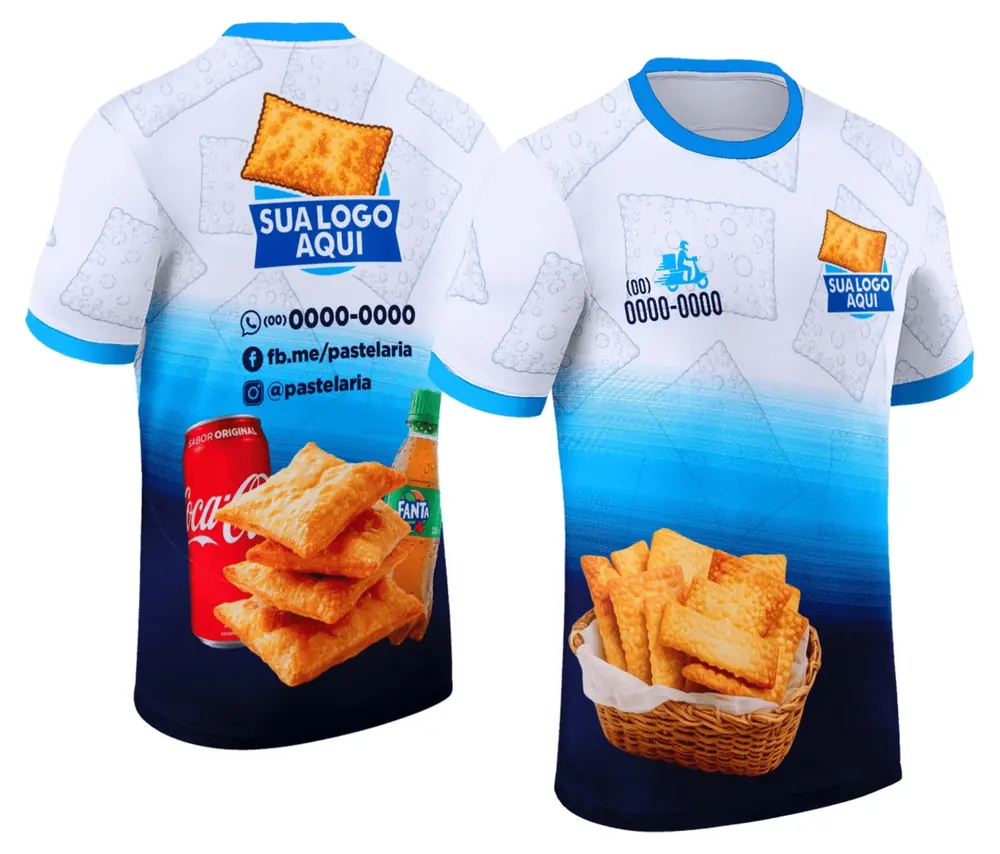 Camisa Pastelaria e Salgaderia