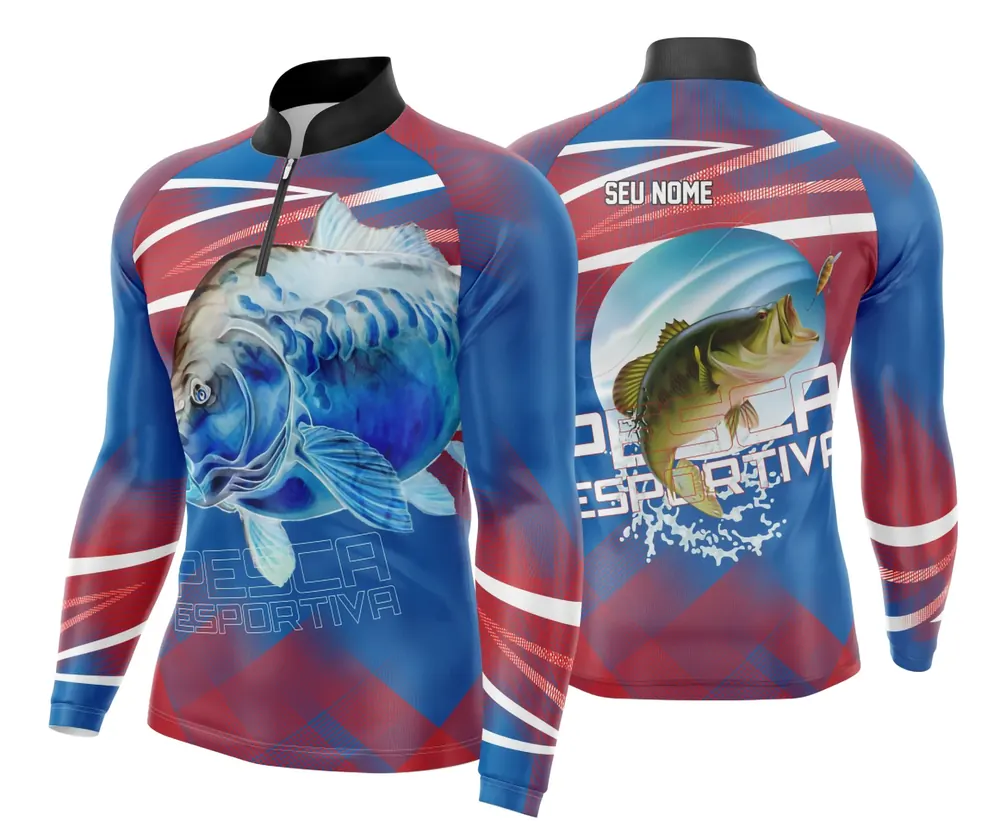 Arte Camisa Pesca Fishing Esportiva Modelo 43