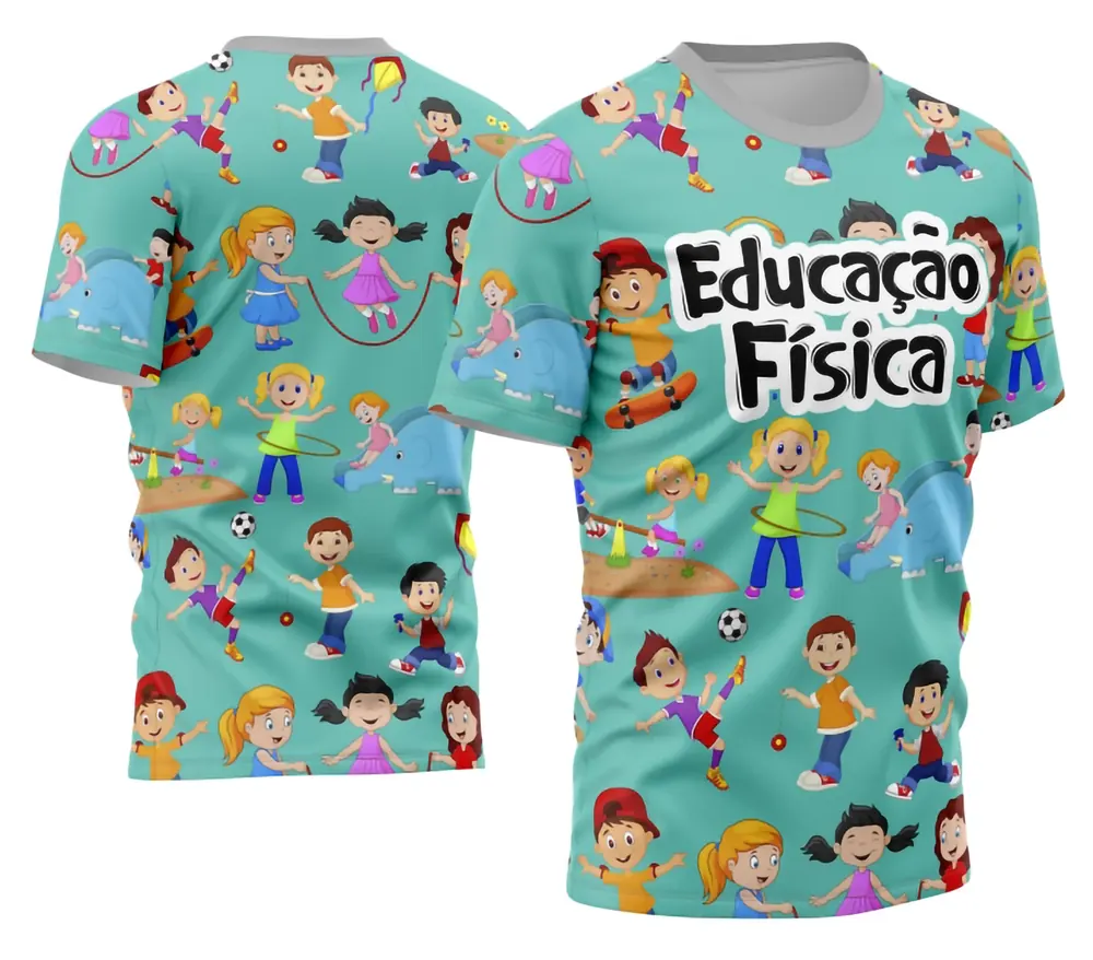 Arte Camisa Professora Personalizada Modelo 26
