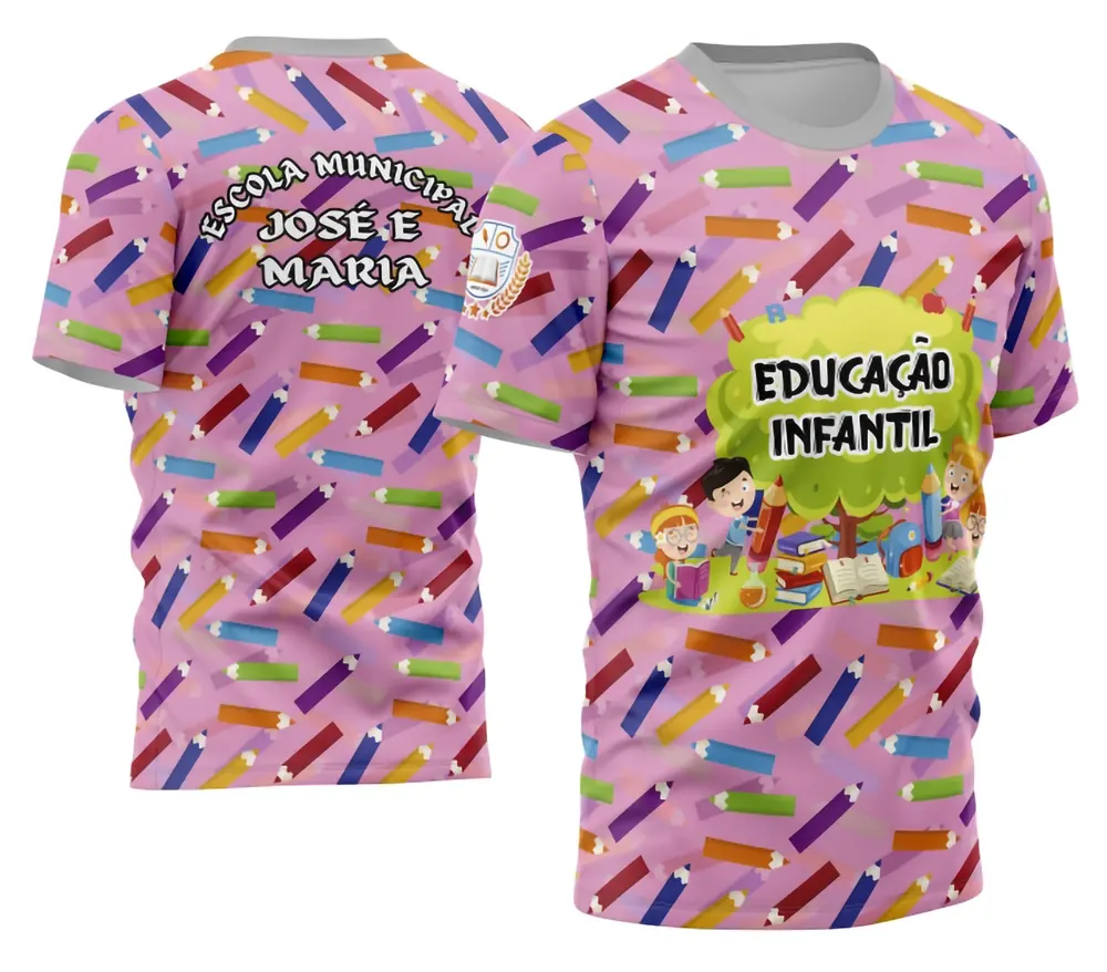 Arte Camisa Professora Personalizada Modelo 134