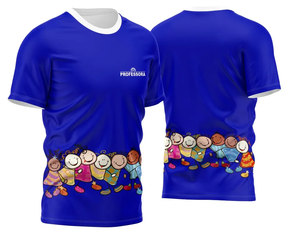 Camisa Professora Personalizada Modelo 08
