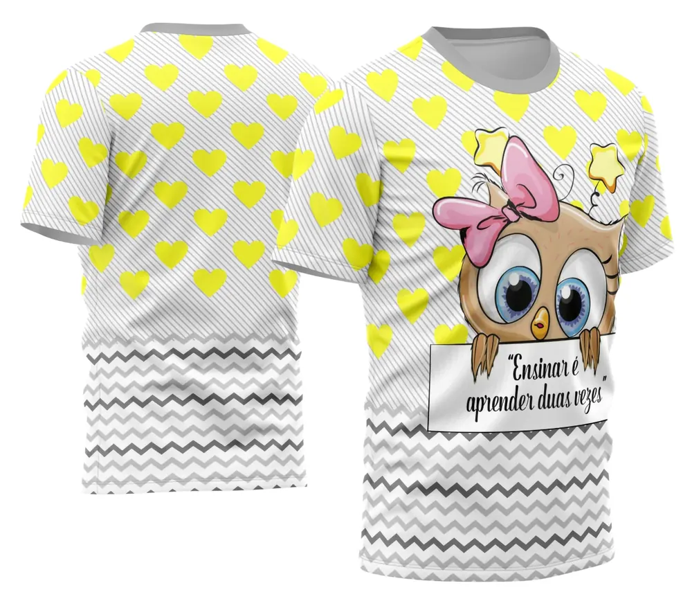 Camisa Professora Personalizada Modelo 128