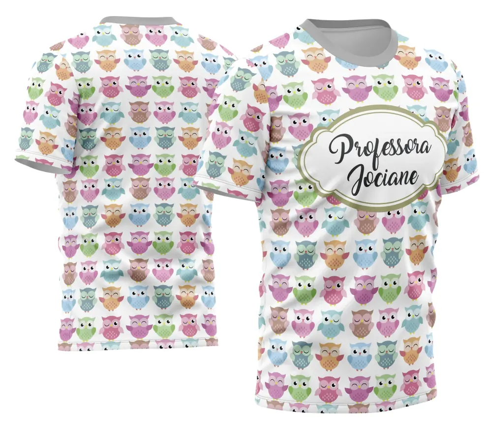 Camisa Professora Personalizada Modelo 44
