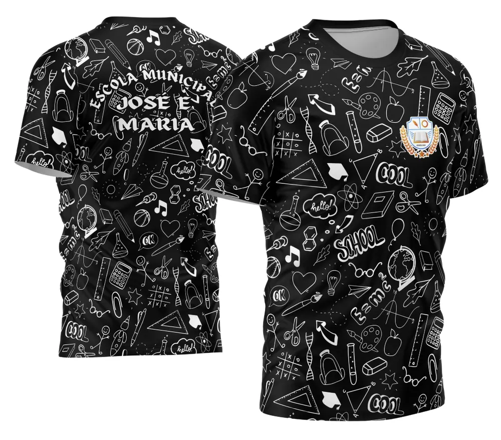 Arte Camisa Professora Personalizada Modelo 71