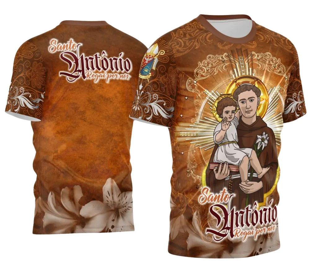 Camisa Devocional Santo Antônio 2026 Modelo 02